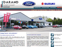 Tablet Screenshot of garage-darand.be